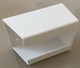 Porta lenços/toalhas umedecidas de parede branco