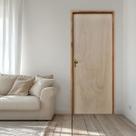 Porta Lisa Mescla 210x80 Batente 09 CM Fechadura Externa Taco de Golf Rodam Abertura Direita