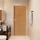 Porta Lisa Padrão Imbuia Concept 11 Batente Ecológico 09 Fechadura Stilo Wc 62 X 2,10 e Porta Lisa Padrão Imbuia Concept 11 Batente Ecológico 09 Fechadura Stilo Wc 62 X 2,10 e