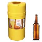 Porta Litro Cerveja 1 LT Parede Dupla Amarelo
