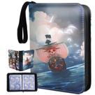 Porta-livros de cartas de anime LOCCNN Storage 400 cartões com 50 capas