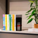 Porta Livros Em Aço Básico Cor Preto Porta Livros Em Aço Básico Cor Preto