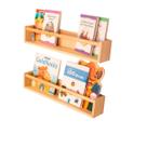 Porta Livros Infantil, Prateleiras Flutuante Montessori 2 Un