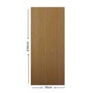 Porta madeira imbuia lisa com verniz - 210 x 70cm - porterit