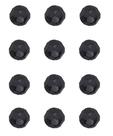 Porta magnética de garagem Clavos Merhoff & Larkin, pacote com 12 unidades, preta Porta magnética de garagem Clavos Merhoff & Larkin, pacote com 12 unidades, preta