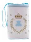 Porta Mamadeira Duplo Térmico Frasqueira Com Alça Azul - Lipi Baby