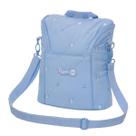 Porta Mamadeira Térmico Bolsa Frasqueira Tigor Comfy Cor Azul Bebê Menino Matelassê Para 2 Mamadeiras