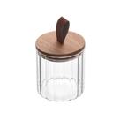 Porta Mantimento de Vidro Borossilicato com Tampa de Acácia Classic 560ml - Wolff