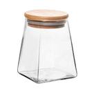 Porta Mantimento de Vidro Borossilicato com Tampa de Bambu 350 ml Wolff Porta Mantimento de Vidro Borossilicato com Tampa de Bambu 350 ml Wolff