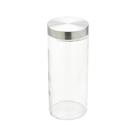 Porta Mantimento de Vidro com Tampa de Aço Redondo 2,2L