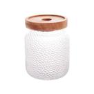 Porta Mantimento Petra Martelado 500ml Em Vidro Lyor