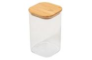 Porta mantimentos borossilicato com tampa bambu 1500 ml Porta mantimentos borossilicato com tampa bambu 1500 ml