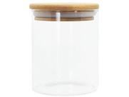 Porta Mantimentos de Vidro Hermético Redondo - 400ml Oikos