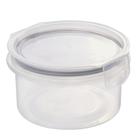 Porta mantimentos Hermético Redondo Trava Mais 560ml fendi Plasutil ref.14298