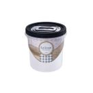 Porta Mantimentos Pote Sal Grosso Tampa Rosca Preto 1,8L