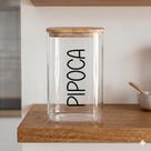 Porta Mantimentos Quadrado (1,1 Litros) Pipoca Porta Mantimentos Quadrado (1,1 Litros) Pipoca