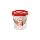 Porta Mantimentos Tampa Rosca Pote Tapioca Branco 1,8L
