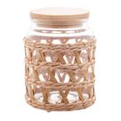 Porta Mantimentos Wolff de Vidro com Sisal e Tampa 750ml