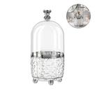 Porta Maquiagem Giratório Com Tampa Decoração Armazenamento Cosméticos Pincel Batom Bancada Banheiro Luxo