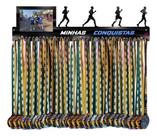 Porta Medalha Corrida Masc Porta Retrato P Até 100 Medalhas