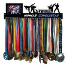Porta Medalha Taekwondo Masc Porta Retrato Para Até 120 Med