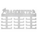 Porta Medalhas Branco Basquete 2 Basquetebol Personalizado Porta Medalhas Branco Basquete 2 Basquetebol Personalizado
