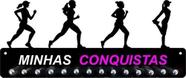 Porta Medalhas Corrida de Rua Feminino para até 50 Medalhas