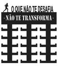 Porta Medalhas Corrida Masculino Mdf 6mm Preto P/30 Medalhas