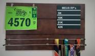 Porta Medalhas Corrida Personalizado Numero De Peito & Rps