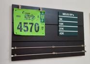 Porta Medalhas Corrida Personalizado Numero De Peito & Rps