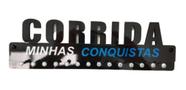 Porta Medalhas Escrito CORRIDA para até 50 Medalhas
