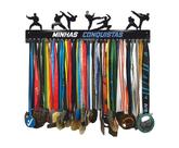 Porta Medalhas Karate Masc Para Ate 100 Medalhas