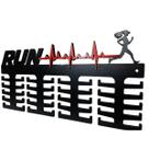 Porta Medalhas Para Corrida De Rua Mulher Com 40 Ganchos