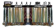Porta Medalhas Personalizado Feminino Corrida 1,24 Metros