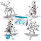 Porta-meias de Natal BIRDROCK HOME Weighted, conjunto de 4