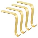 Porta-meias de Natal Poualss Metal Antiderrapante (dourado)