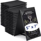Porta-menus Gerrii Leatherette Black PU Leather 13x18cm (30)