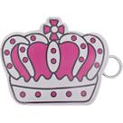 Porta Moedas Chaveiro Coroa - Rosa