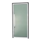 Porta Murano com Puxador Super 210cm x 100cm Brimak Abertura Esquerda Mix Preto Porta Murano com Puxador Super 210cm x 100cm Brimak Abertura Esquerda Mix Preto