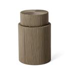 Porta Obejtos com Tampa em Cimento Cinza Escuro 11x7cm - Mart