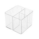 Porta objeto organizador de mesa com 3 divisórias Cristal