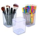 Porta objetos acrílico Dello kit com 3 peças