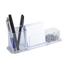 Porta objetos, canetas, clips e lembrete Cristal acrílico transparente