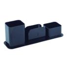Porta objetos, canetas, clips e lembrete preto