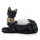 Porta Objetos Cinzeiro Gato Bastet Egípcio Egito Resina 9cm