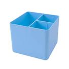 Porta Objetos com 3 Divisórias Azul Pastel - Dello
