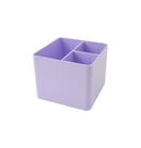 Porta objetos Dello com 3 divisórias lilás pastel