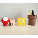 Porta Objetos Kit Super Mario Bloco Castelo Toad