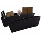 Porta Objetos Organizador De Couro Para Carro Leequeen Preto