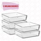 Porta Objetos Organizador Multiuso Acrilico S/ Divisoria 5 UN